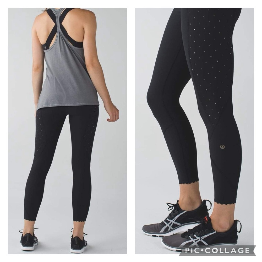 Lululemon Tight Stuff Tight (Reflective) Black Size 6